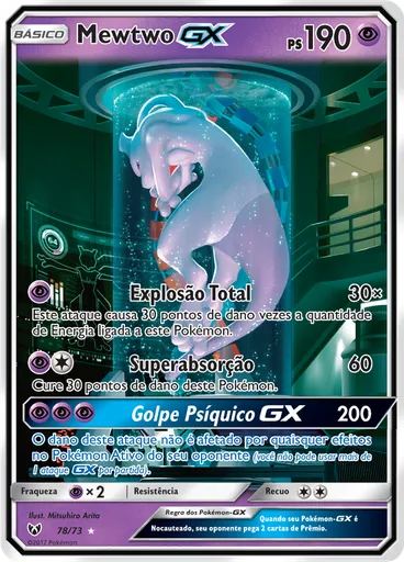 Mewtwo GX — Lendas Luminescentes