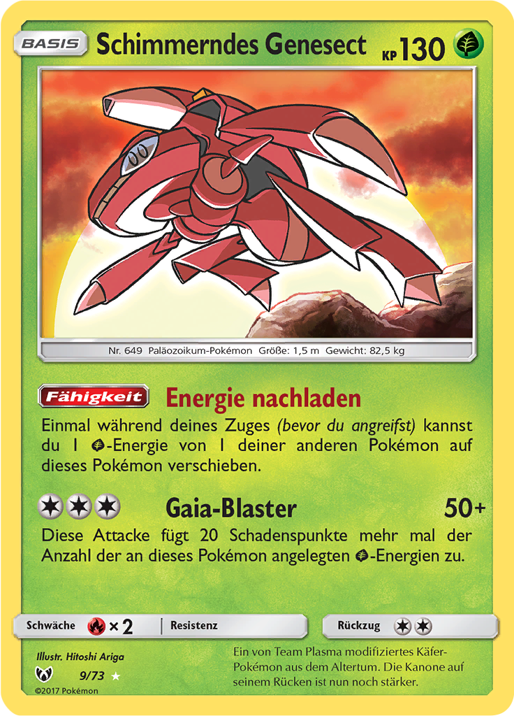 Schimmerndes Genesect