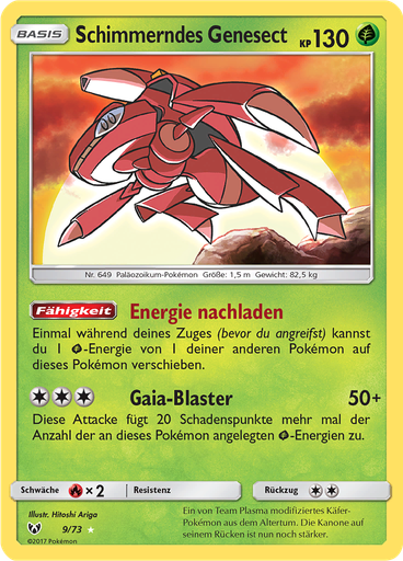 Schimmerndes Genesect