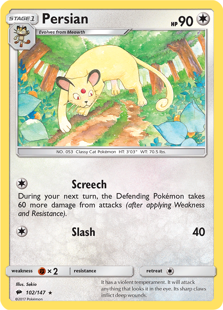 Persian (Reverse Holo)