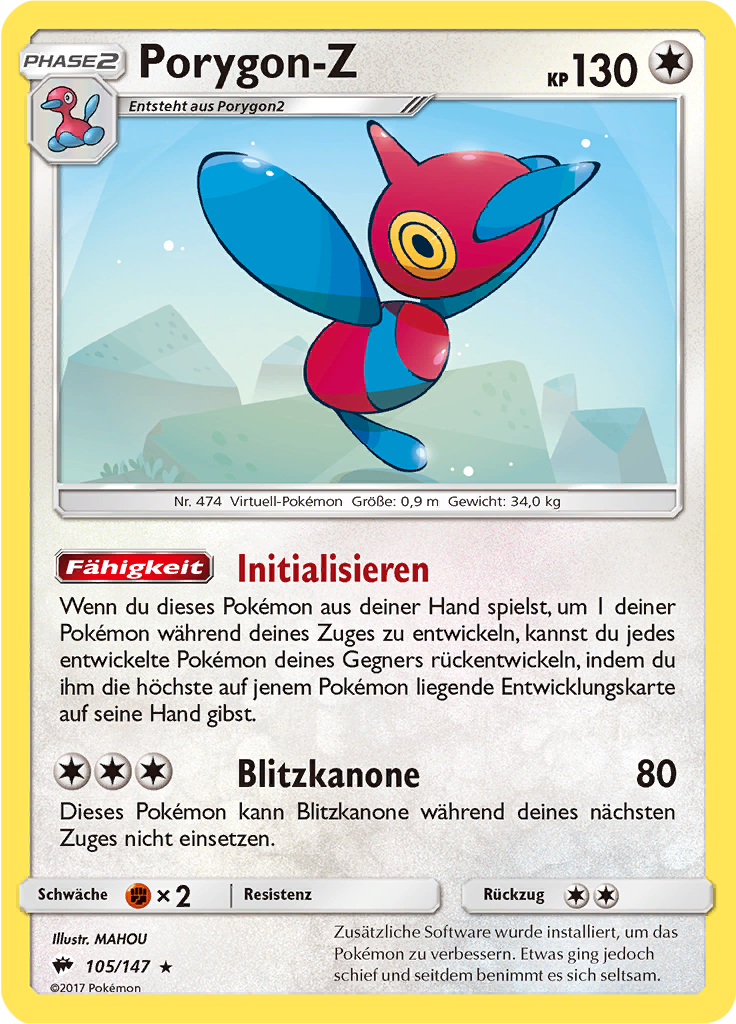 Porygon-Z (Reverse Holo)