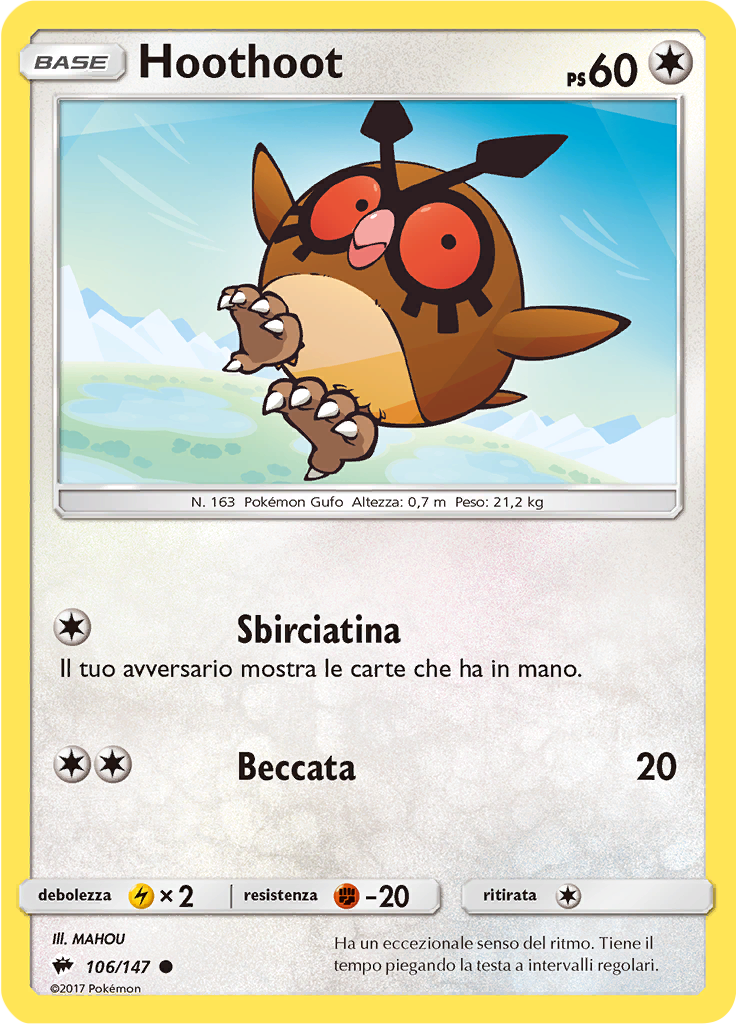Hoothoot (Reverse Holo)