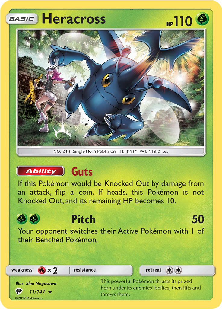 Heracross (Reverse Holo)