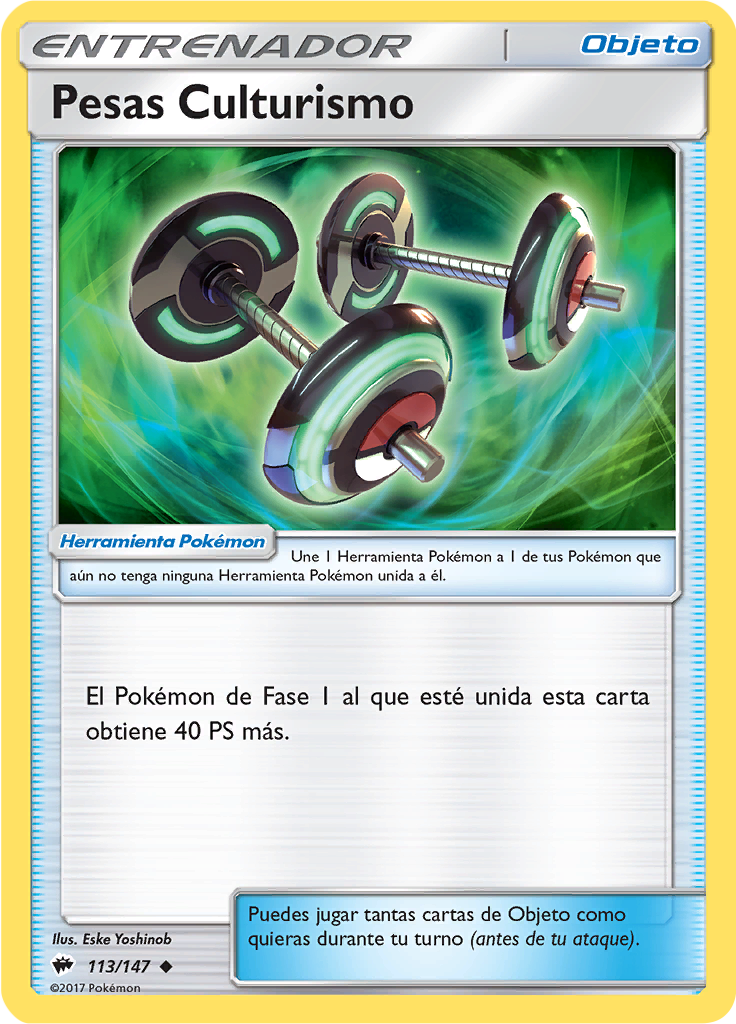 Pesas Culturismo (Reverse Holo)