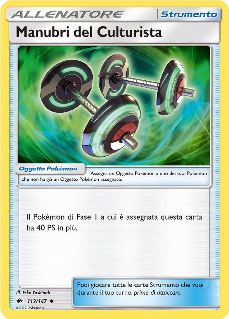 Manubri del Culturista (Reverse Holo)