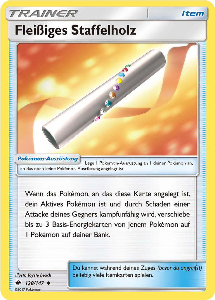Fleißiges Staffelholz
