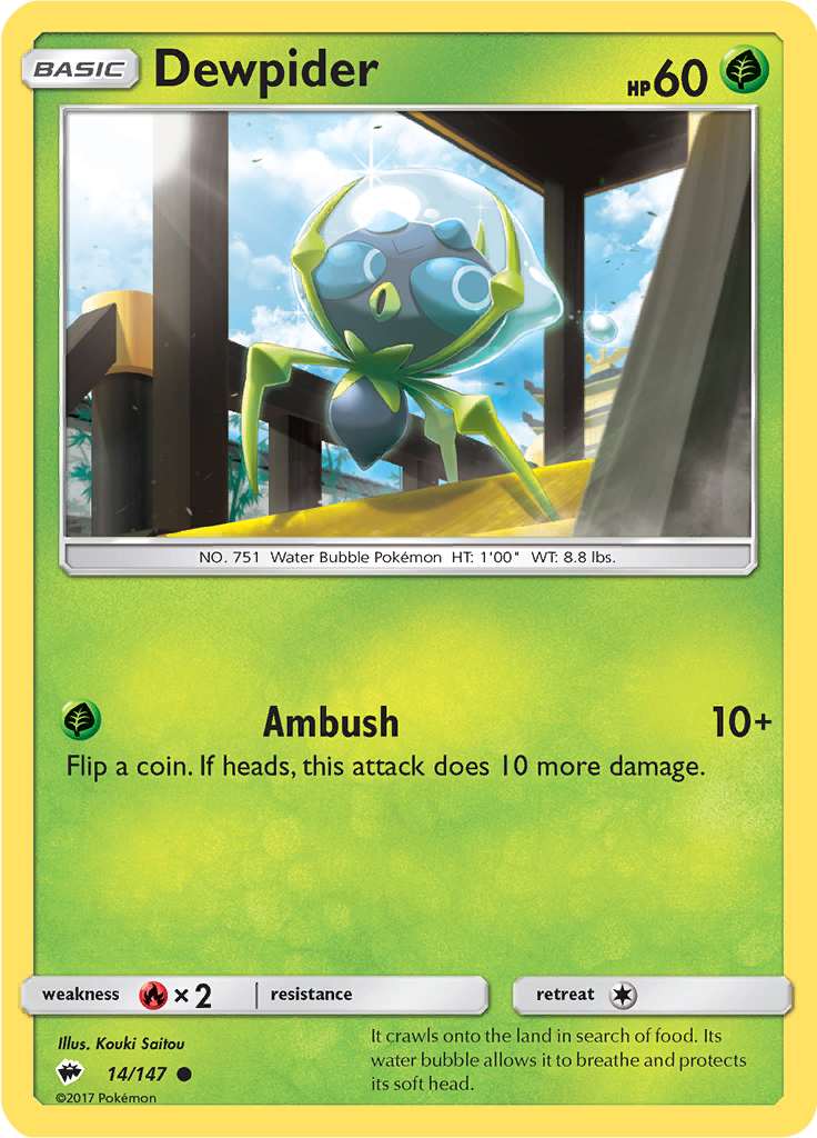 Dewpider (Reverse Holo)