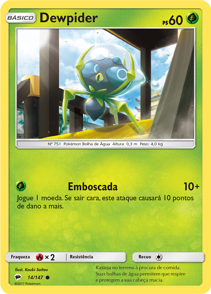 Dewpider (Reverse Holo)