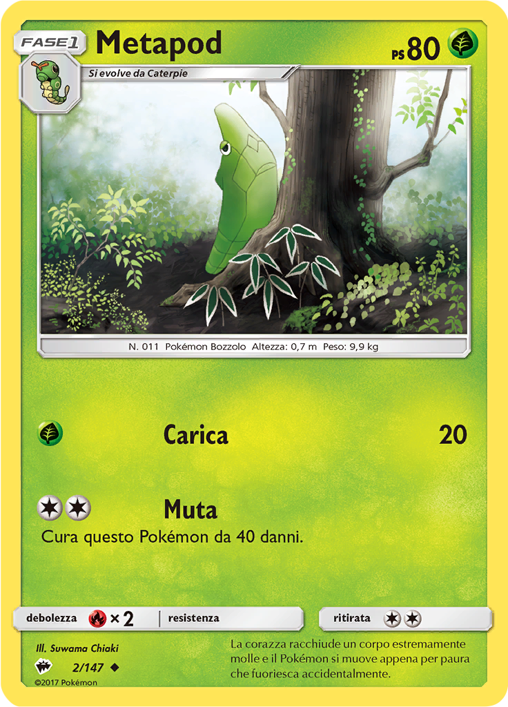 Metapod (Reverse Holo)