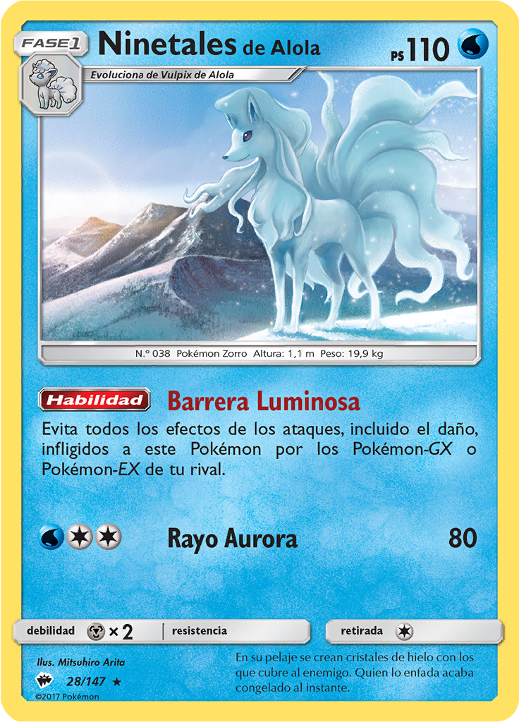 Ninetales de Alola (Reverse Holo)