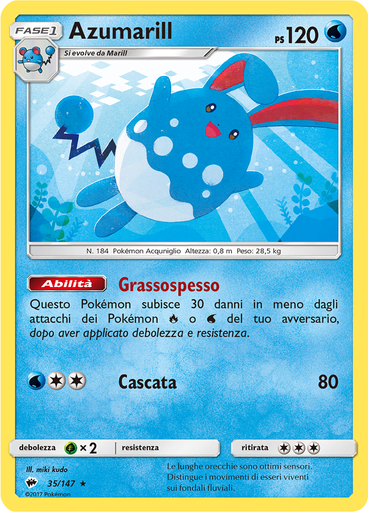 Azumarill (Reverse Holo)