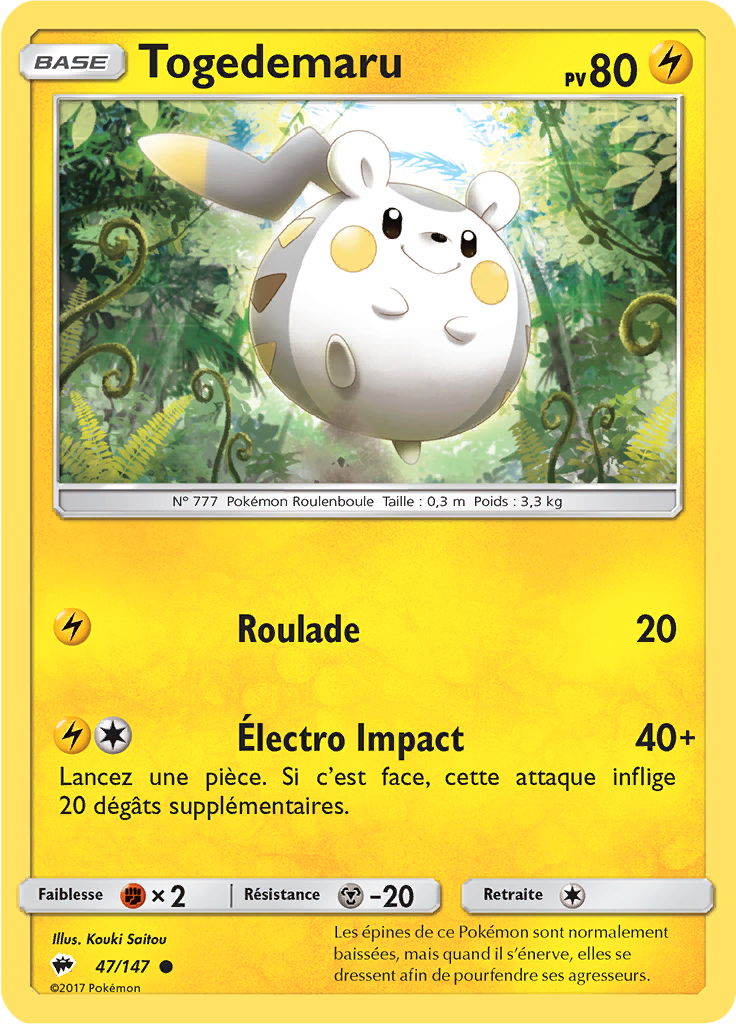 Togedemaru (Reverse Holo)