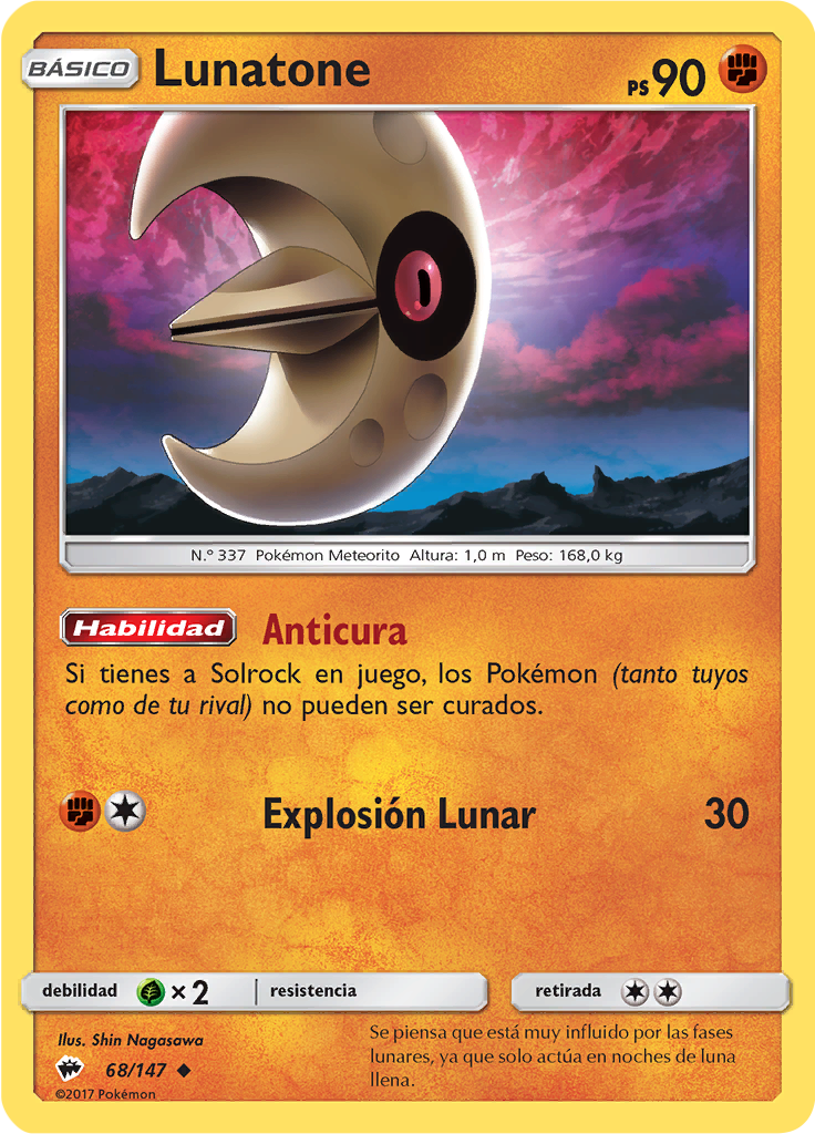 Lunatone (Reverse Holo)