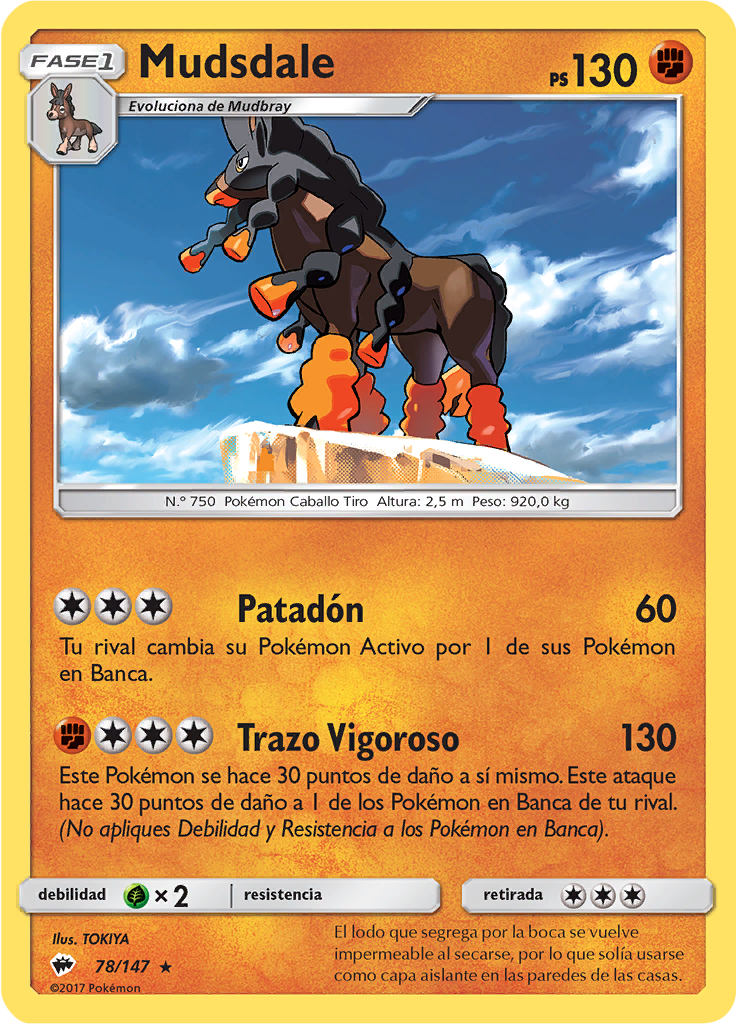 Mudsdale (Reverse Holo)