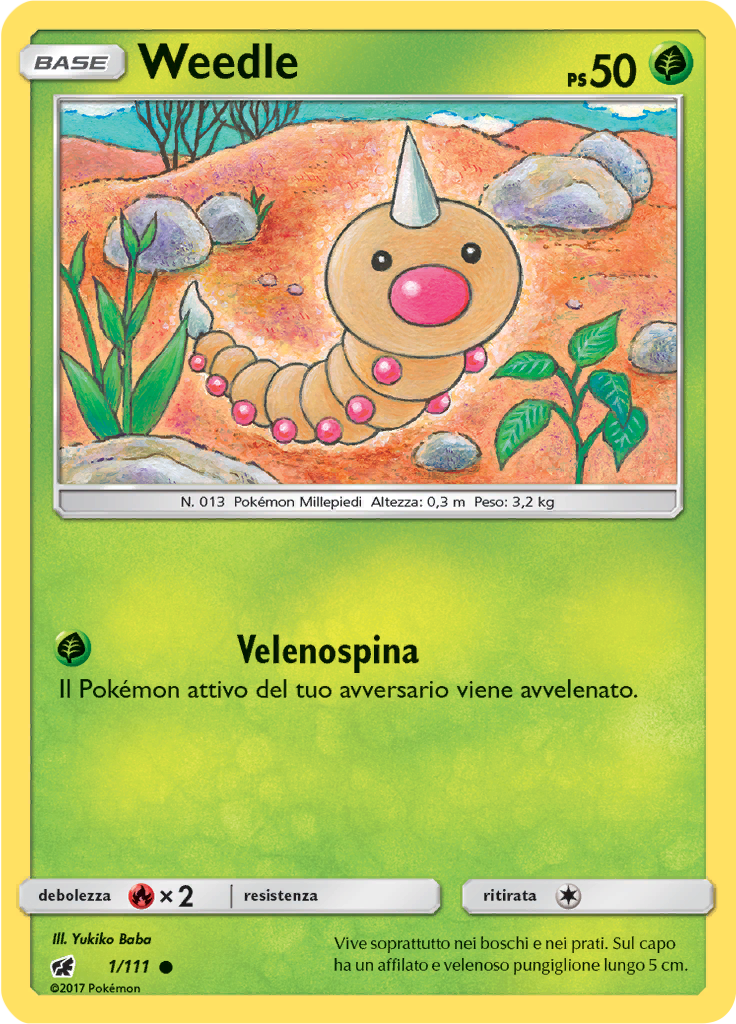 Weedle (Reverse Holo)