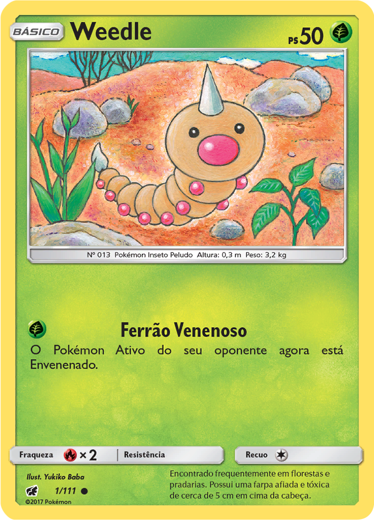 Weedle (Reverse Holo)