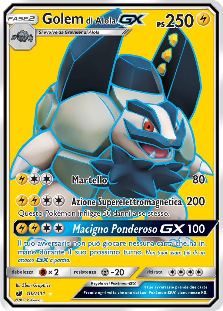 Golem di Alola GX