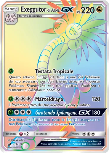 Exeggutor di Alola GX