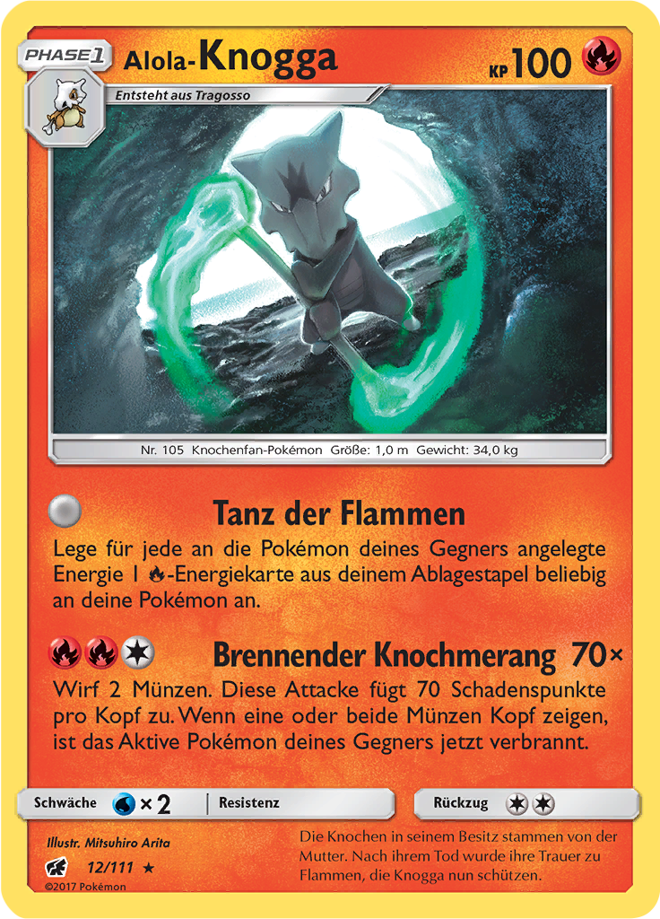 Alola-Knogga (Reverse Holo)