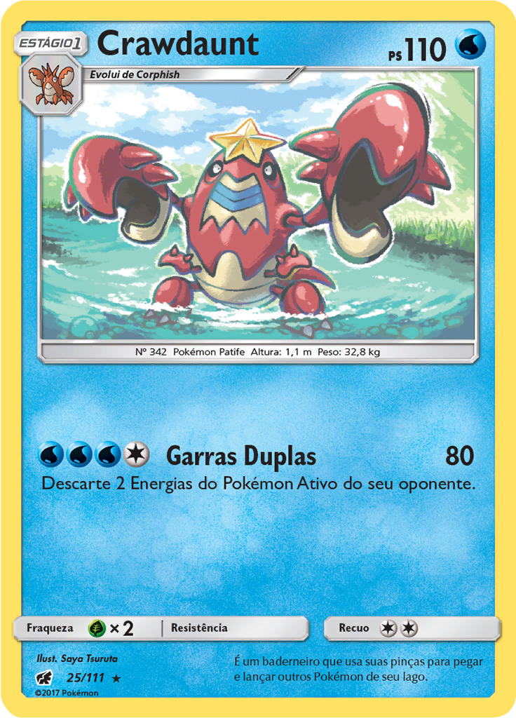 Crawdaunt (Reverse Holo)