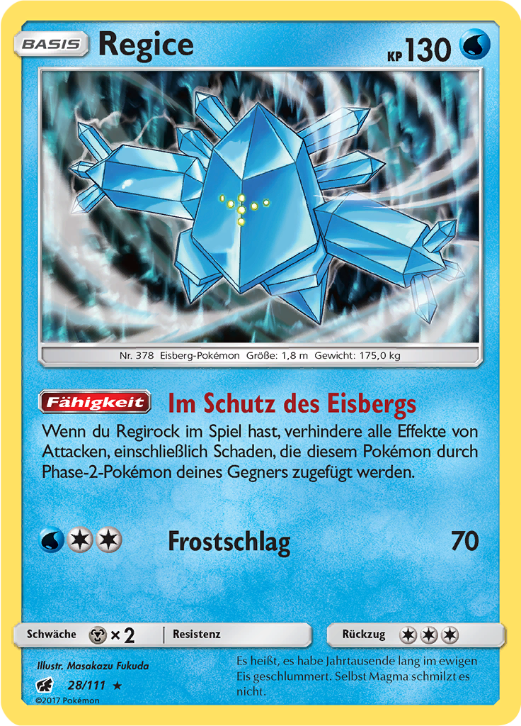 Regice (Reverse Holo)