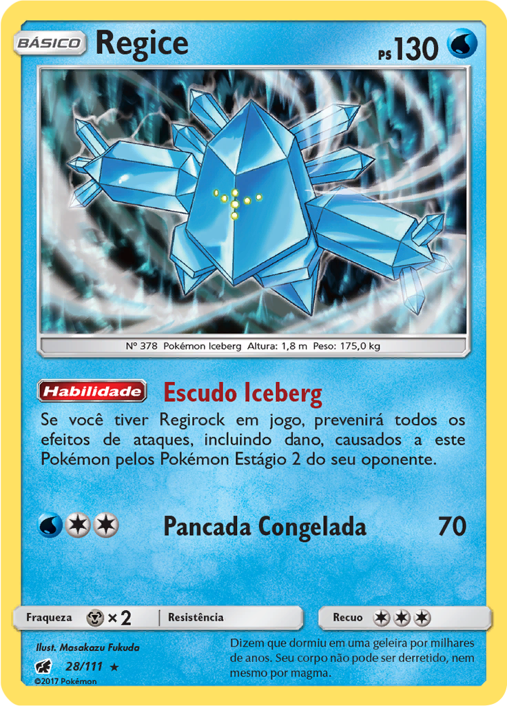 Regice (Reverse Holo)