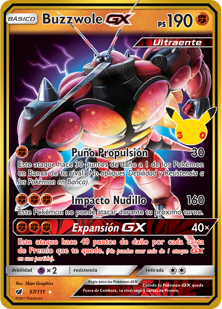Buzzwole GX (30th Celebration)