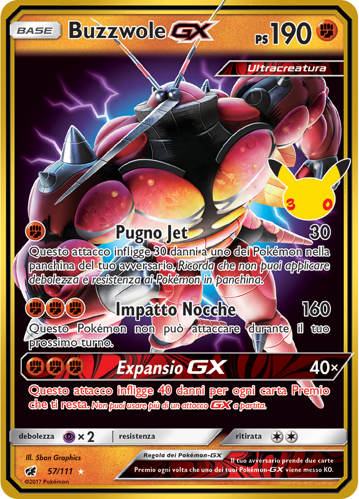 Buzzwole GX (30th Celebration)