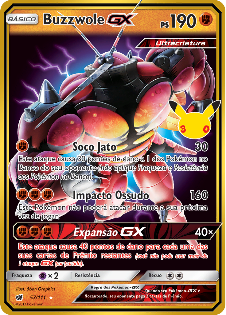 Buzzwole GX (30th Celebration)