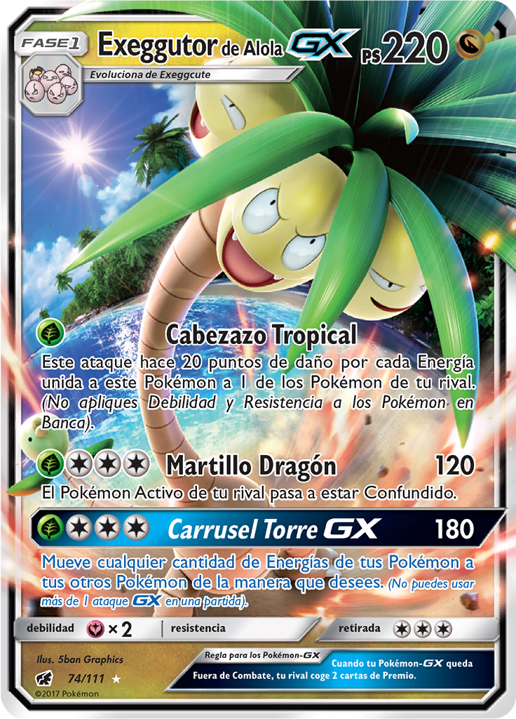 Exeggutor de Alola GX