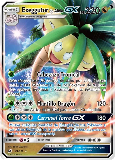 Exeggutor de Alola GX