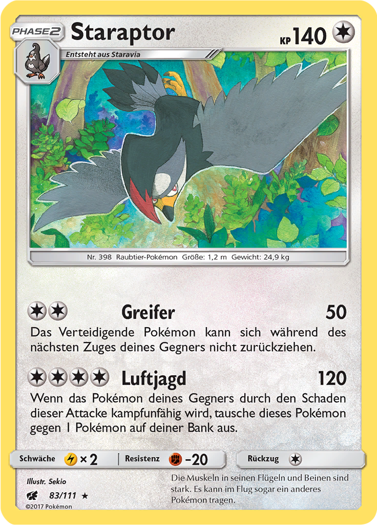 Staraptor (Reverse Holo)