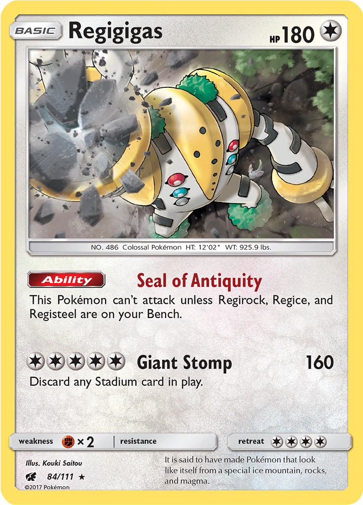 Regigigas (Reverse Holo)