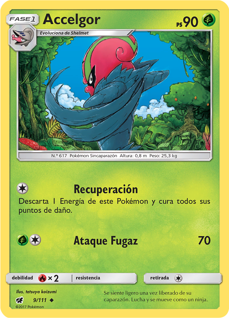 Accelgor (Reverse Holo)