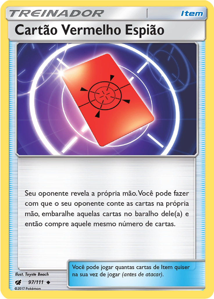 Cartão Vermelho Espião