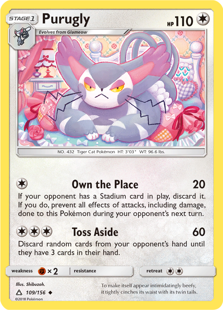 Purugly (Reverse Holo)