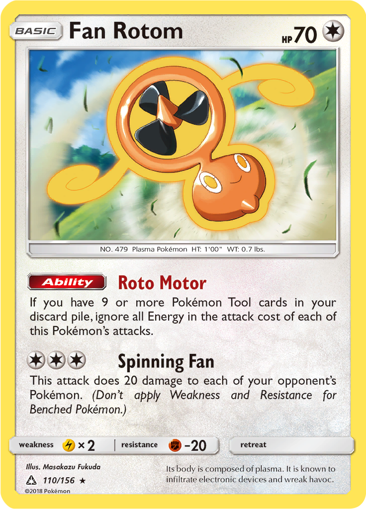 Fan Rotom (Reverse Holo)