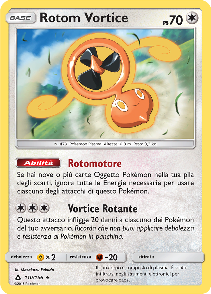 Rotom Vortice (Reverse Holo)