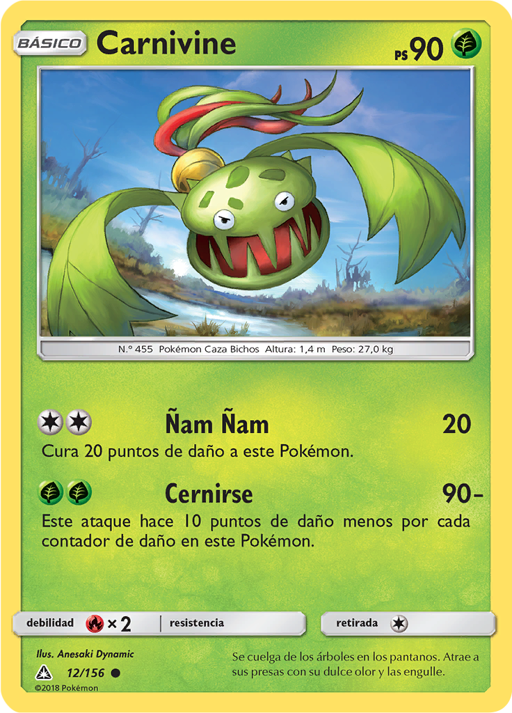 Carnivine (Reverse Holo)