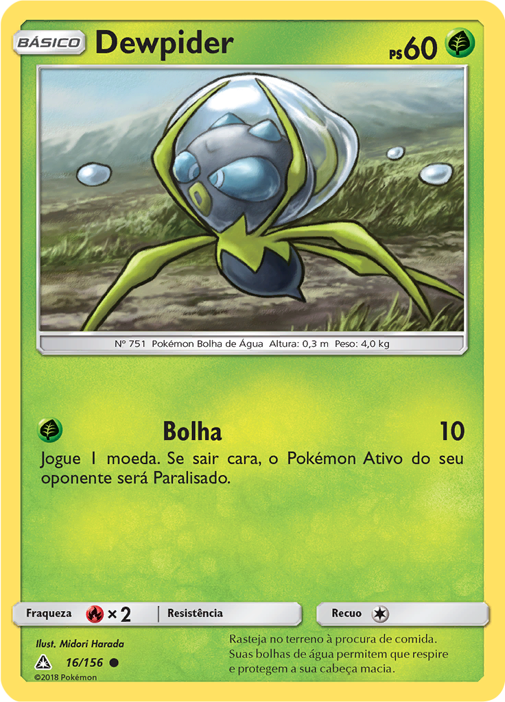 Dewpider (Reverse Holo)