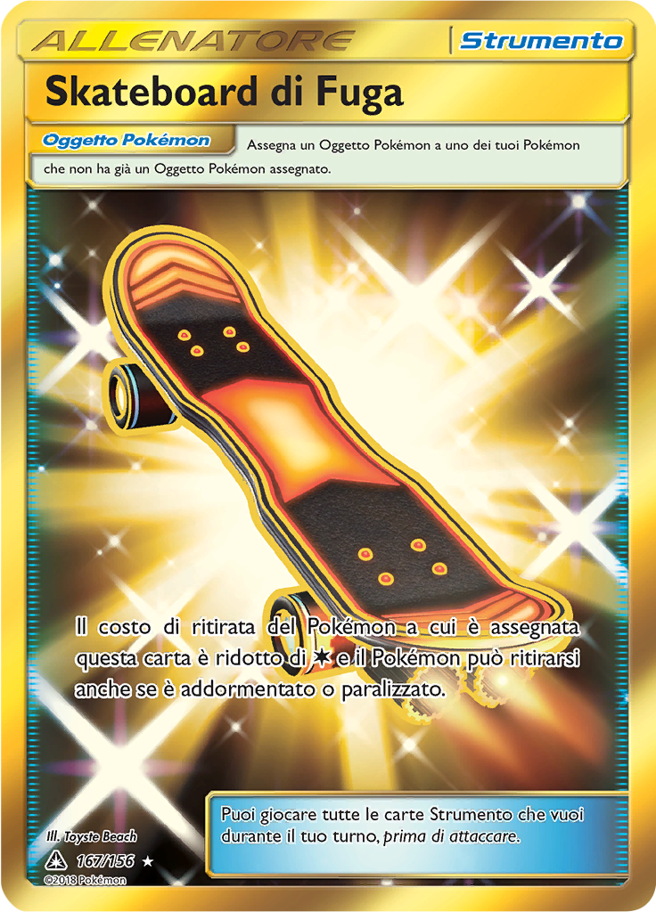 Skateboard di Fuga
