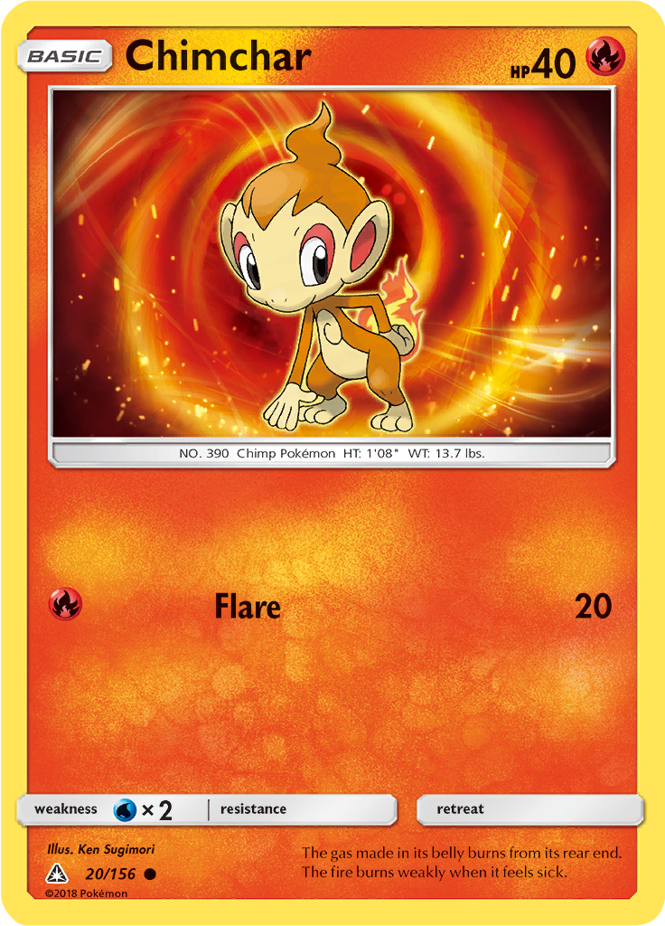 Chimchar (Reverse Holo)