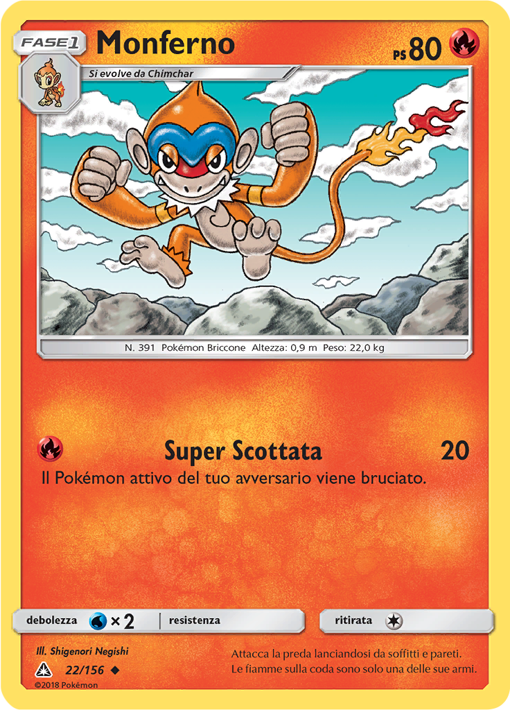 Monferno (Reverse Holo)