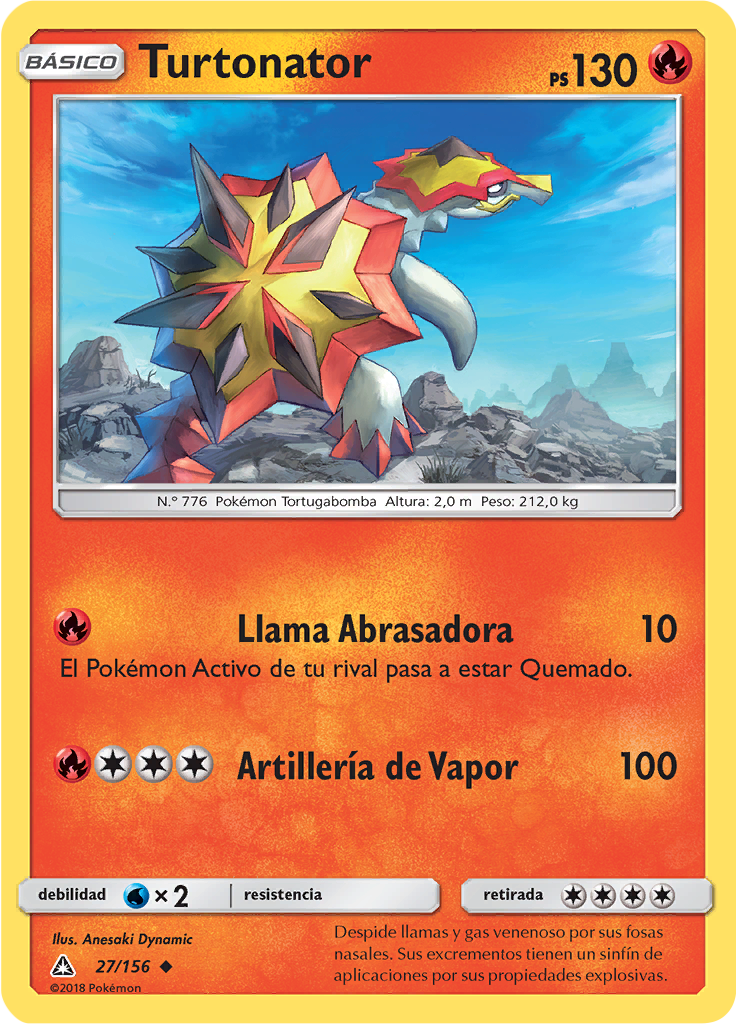 Turtonator (Reverse Holo)