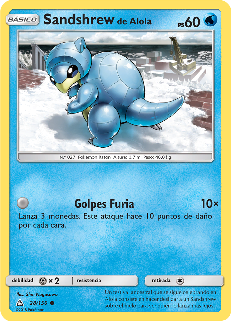 Sandshrew de Alola (Reverse Holo)