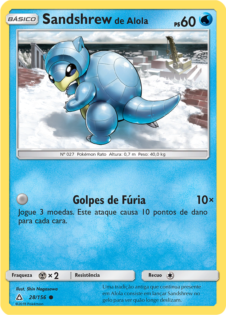 Sandshrew de Alola (Reverse Holo)
