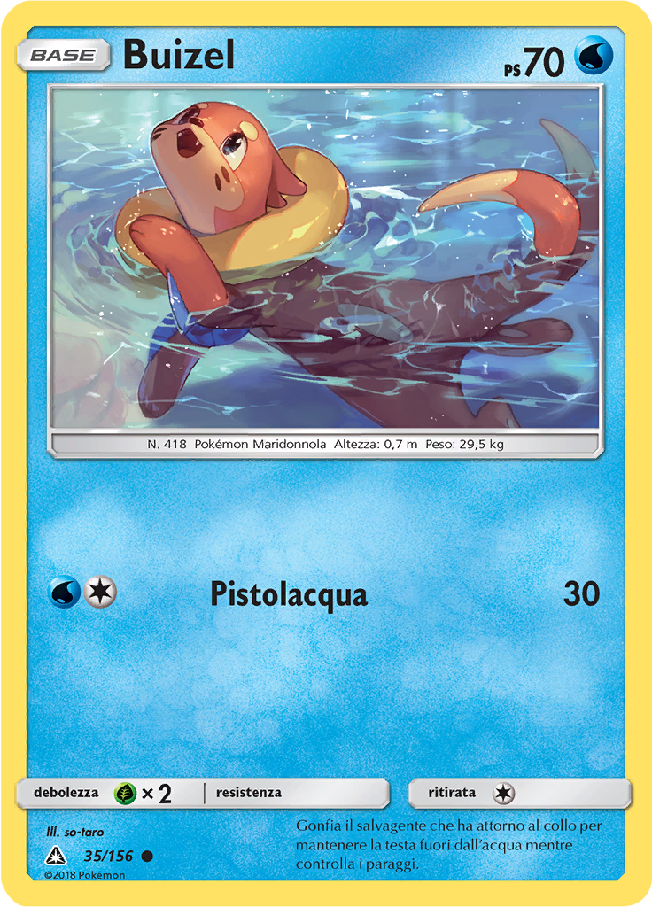 Buizel (Reverse Holo)
