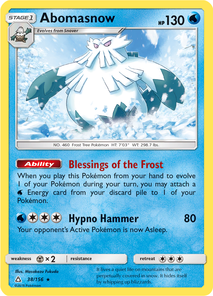 Abomasnow (Reverse Holo)
