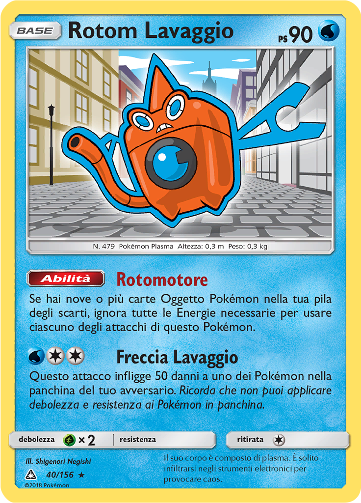 Rotom Lavaggio (Reverse Holo)