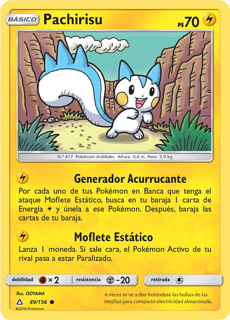 Pachirisu (Reverse Holo)